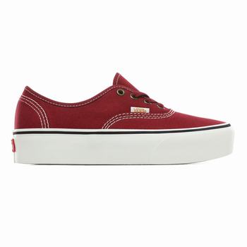 Damske Tenisky Vans Authentic Platform 2.0 Červené VA20ZLGJI